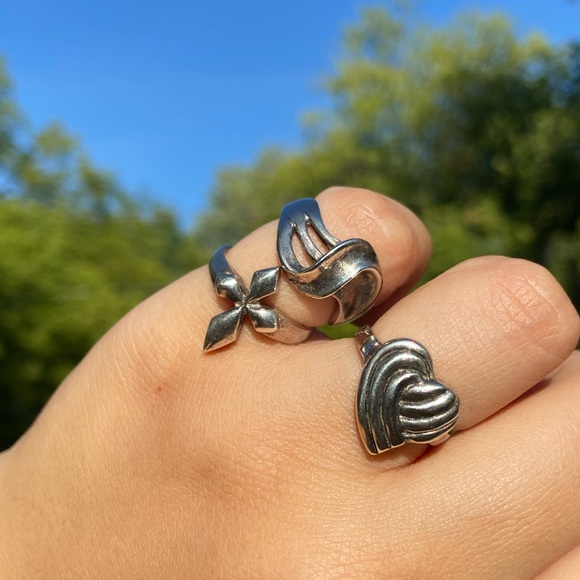 Sterling Silver - Religious Cross Ring - size 5.75 - Picture 2 of 7